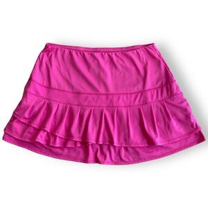 LUCKY IN LOVE HOT PINK TENNIS, PICKLEBALL, GOLF SKORT. WOMEN’s Size Large (12)